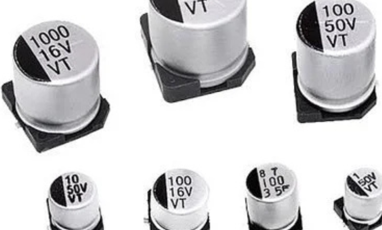 16v 1mf Smd 4 x 5.4mm Electrolytic Capacitor Kicad